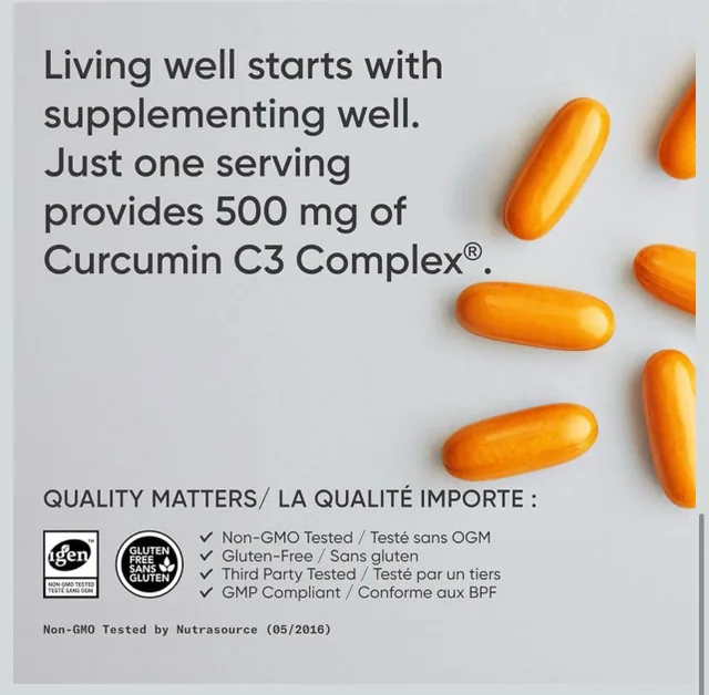 Turmeric Curcumin C3 Complex 500mg image indicator(4)