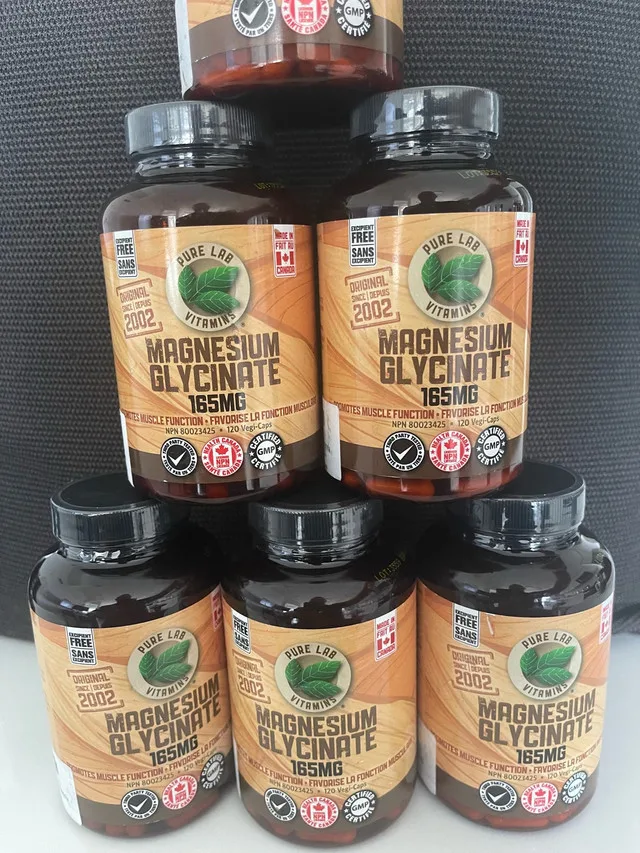 Pure Lab Vitamins Magnesium Glycinate - 120 Vegicaps image indicator(2)