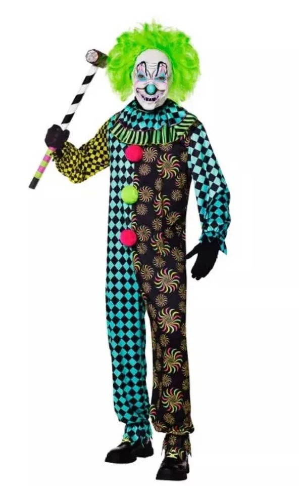 Couple Neon Clown Costume image indicator(3)