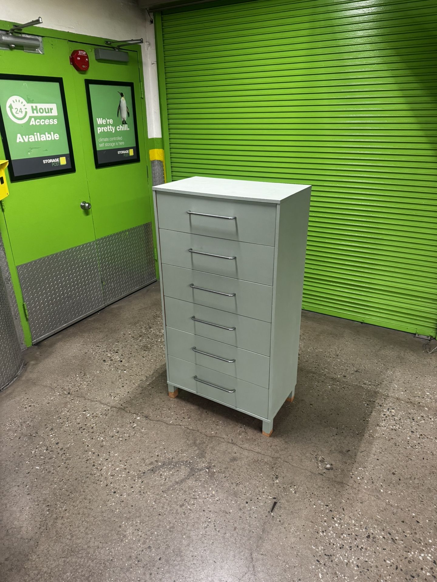 MINT GREEN 6 DRAWERS DRESSER - FREE DELIVERY - photo 4