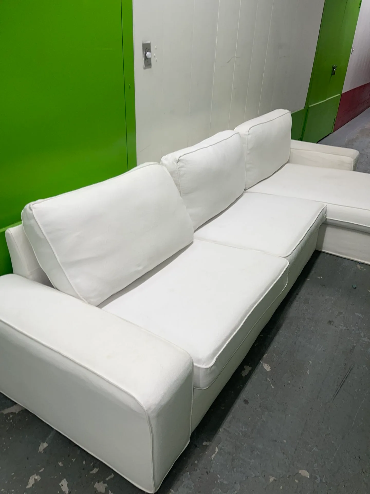 IKEA Sectional, 4-seat with chaise - FREE DELIVERY