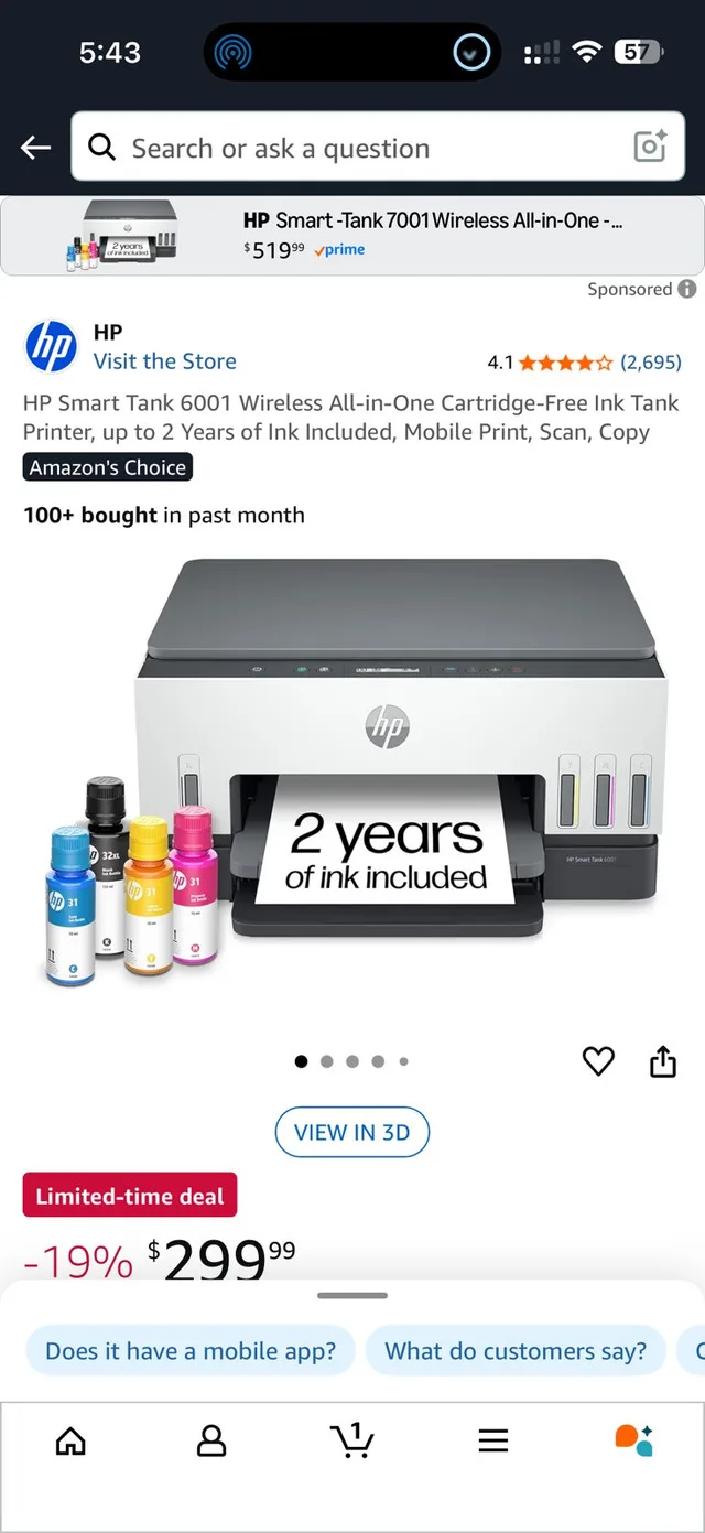 HP Smart Tank 6001 image indicator(2)