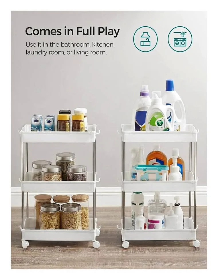 New - Songmics 3 tier slim shelf thumbnail