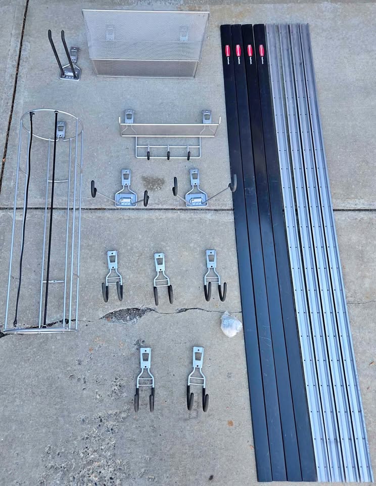 Rubbermaid FastTrack Garage Storage System. 84" Tracks