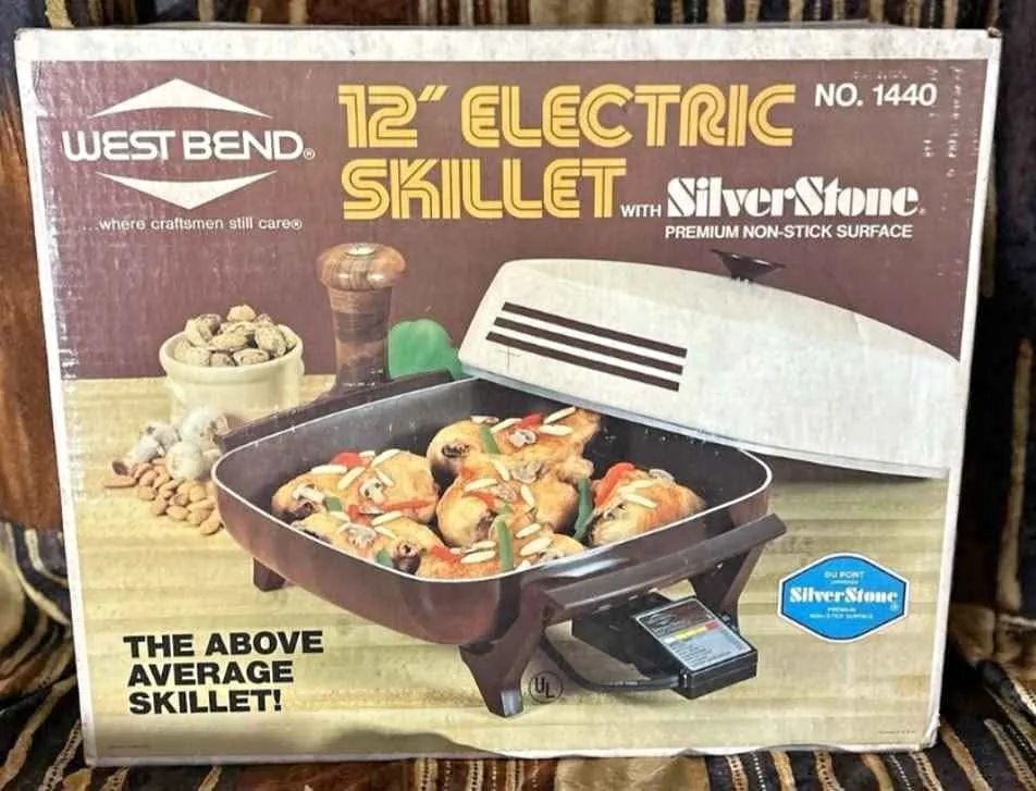 Vintage Electric Skillet NEW in Box