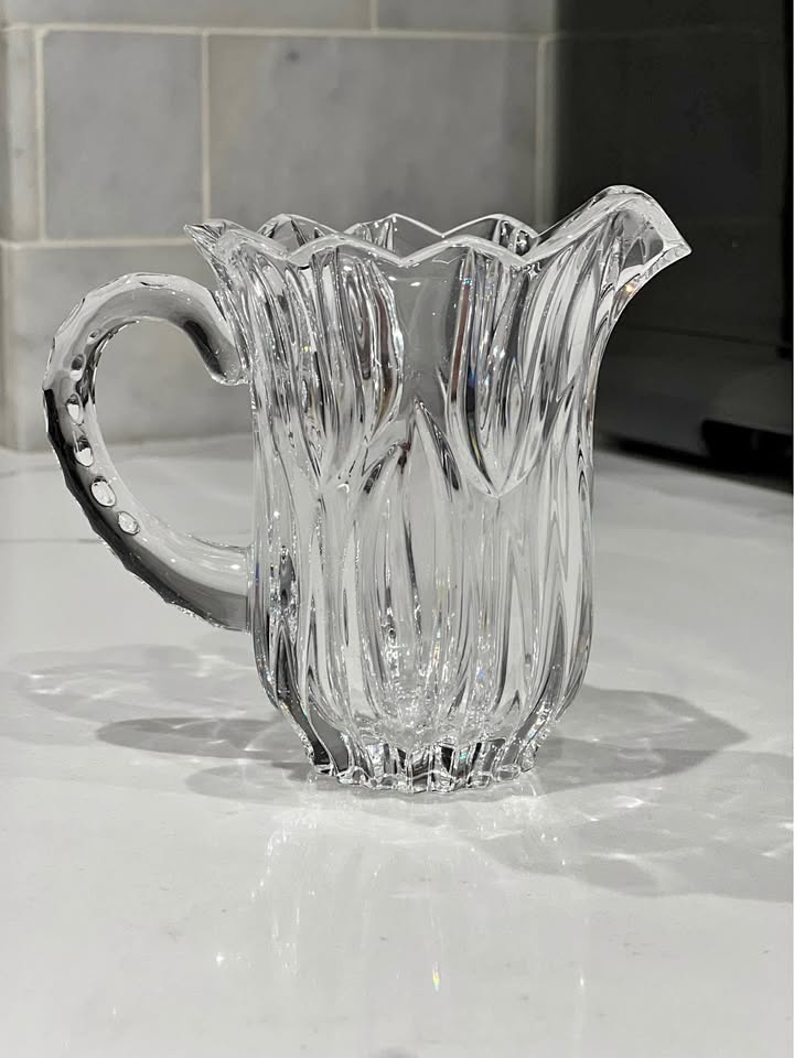 Gorham Crystal Tulip Creamer