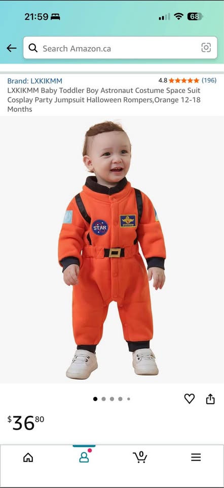 Toddler Astronaut Halloween costume! - photo 2