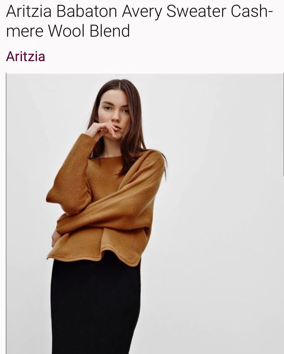 Aritzia Babaton Avery Sweater - Size Small