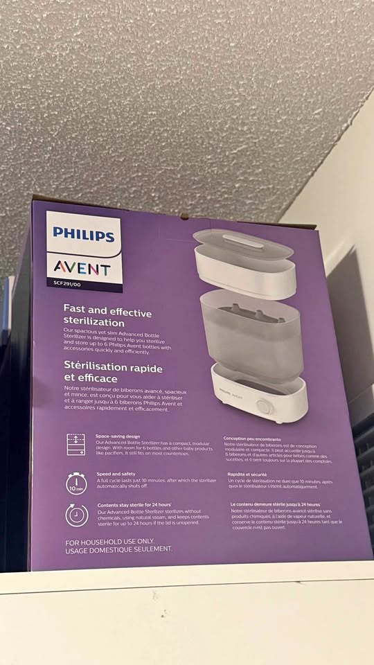New Philips Avent sterilization