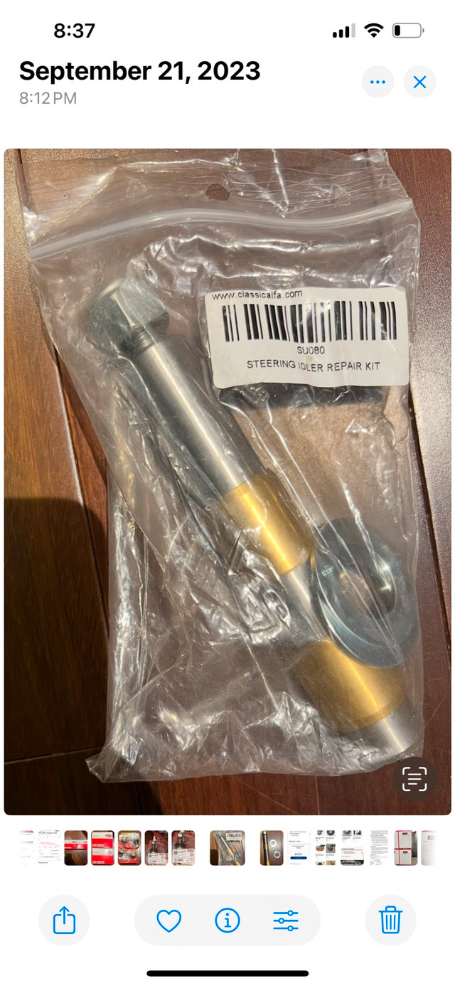 Alfa Romeo Spider idler repair kit - photo 2