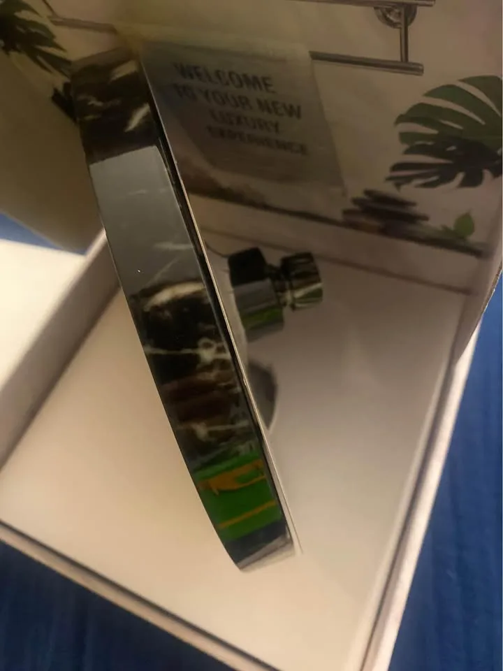 8 Inch Round Marble Pattern High Pressure Shower Head image indicator(3)