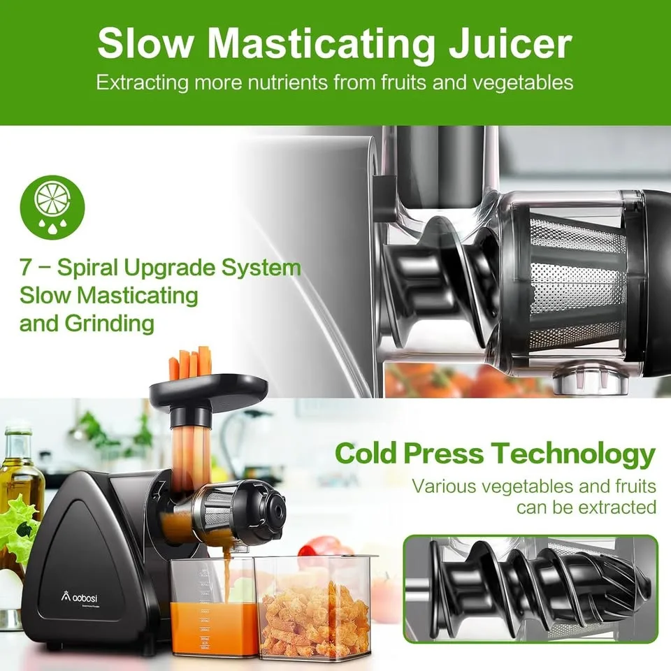 Aobosi Slow Masticating Juicer image indicator(10)