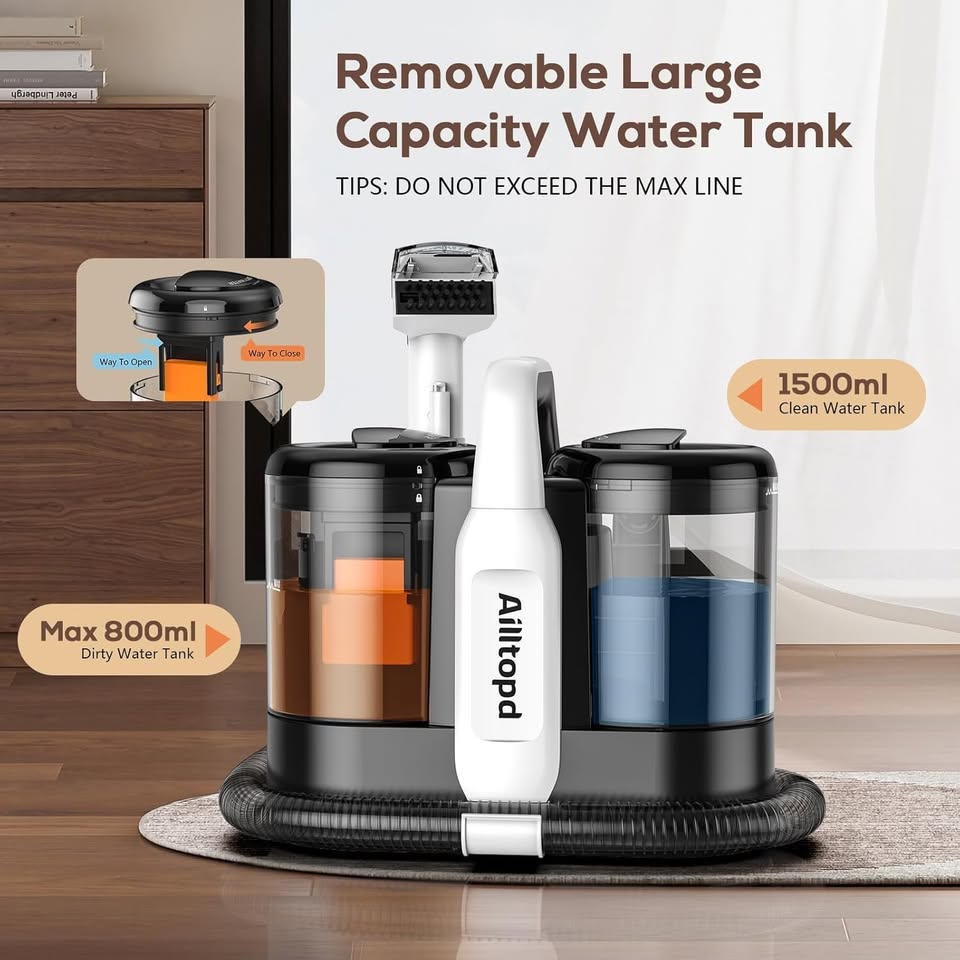 Ailltopd Portable Carpet & Upholstery Cleaner - photo 5