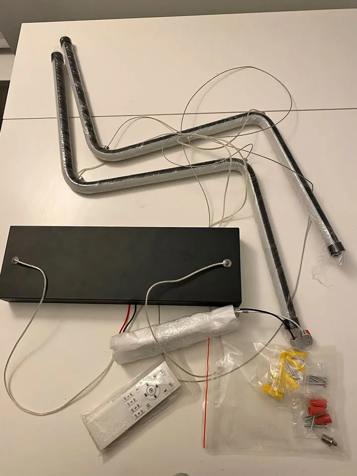 Matven LED Modern Pendant Light, Dimmable Chandelier