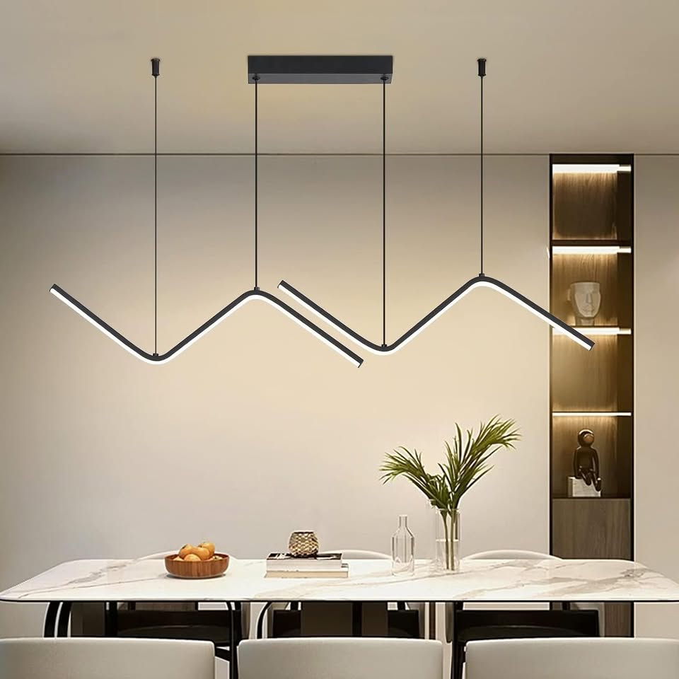 Matven LED Modern Pendant Light, Dimmable Chandelier - photo 2