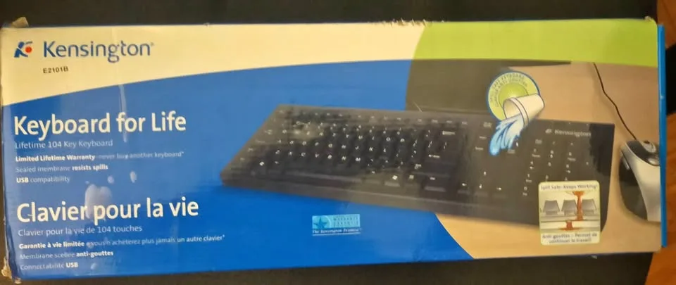 Kensington Keyboard  Spill-Resistant - Free with another items