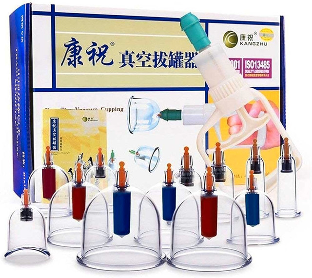 Kangzhu 12-Cup Chinese Cupping Therapy