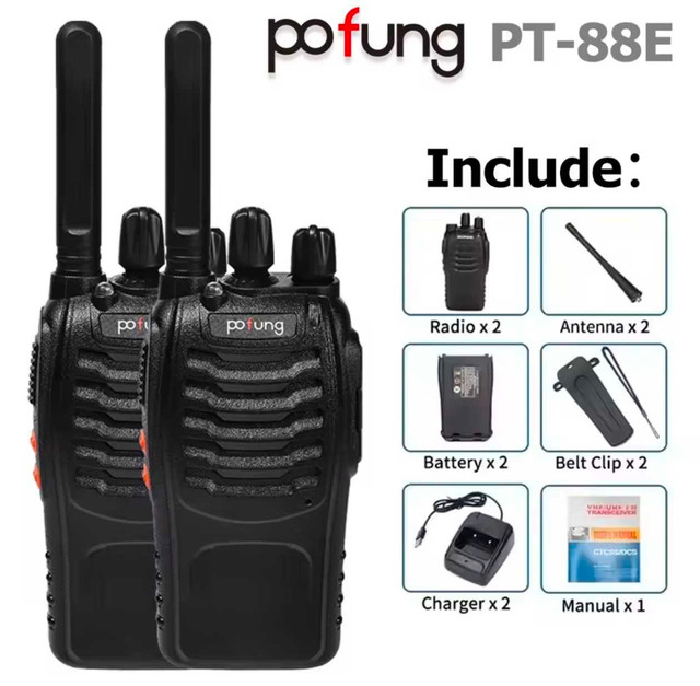 Walkie-Talkie, 10Ch, 2km range
