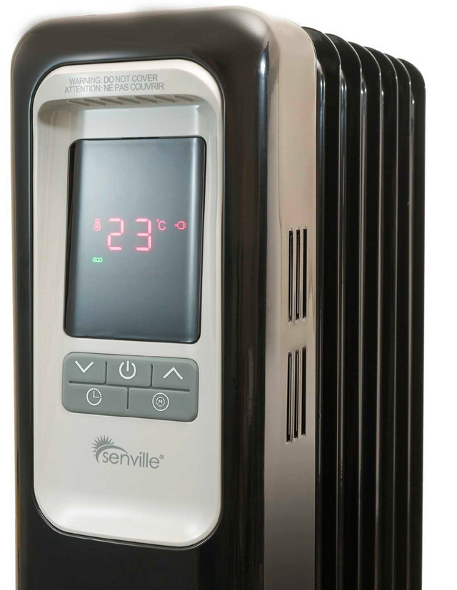 Radiator Heater, 1500W Oil Filled, Remote, 7 fins - photo 2