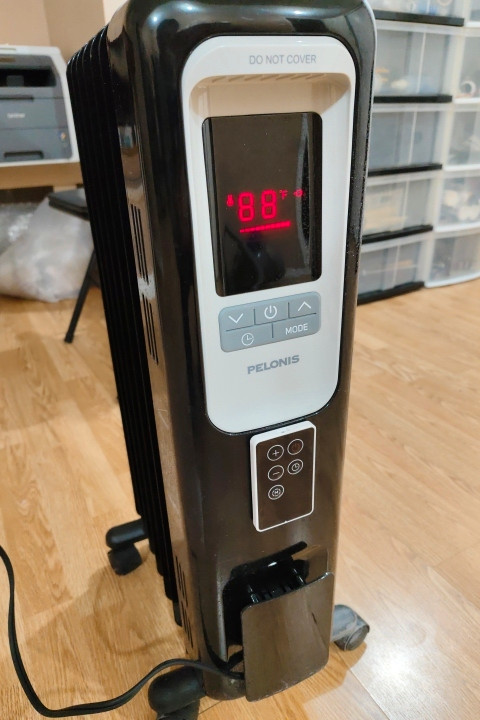 Radiator Heater, 1500W Oil Filled, Remote, 7 fins - photo 4