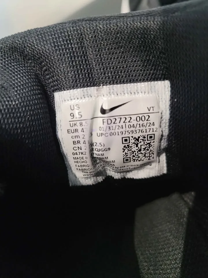 Nike Pegasus 41 Running Shoes – Size 9.5 (Black & White) image indicator(5)