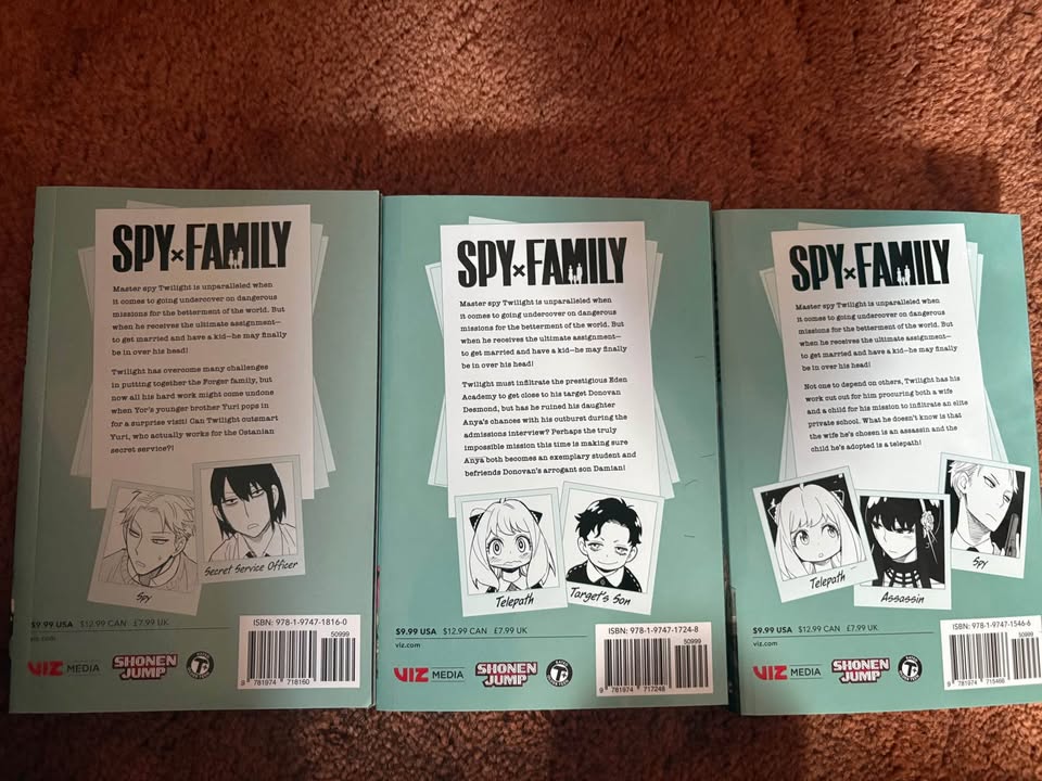 SPY X FAMILY 1-3 MANGA - photo 5