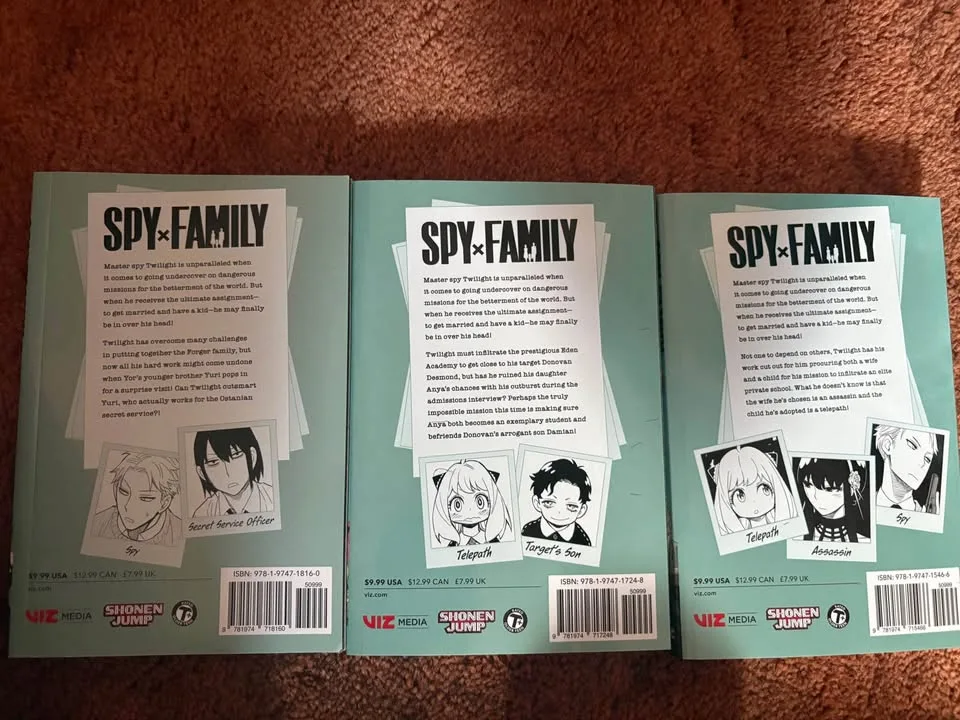 SPY X FAMILY 1-3 MANGA image indicator(5)