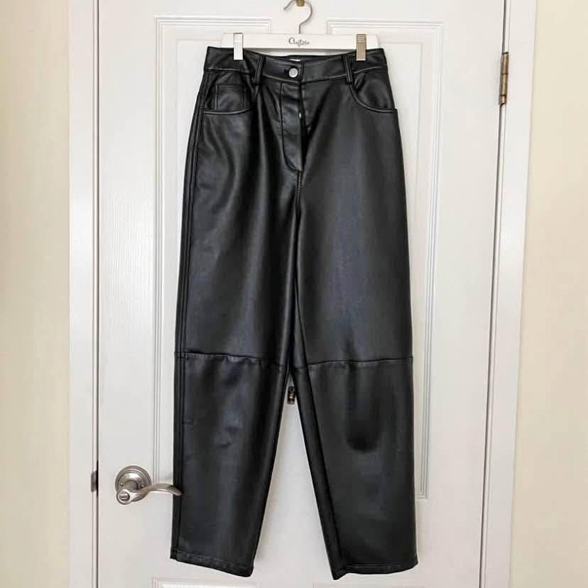 Aritzia Wilfred Oracle Vegan Faux Leather Pants - Size 4