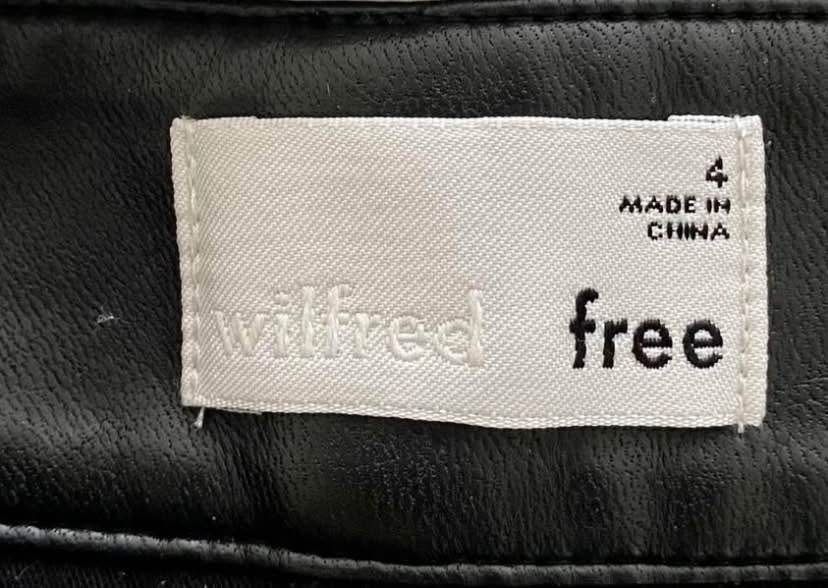 Aritzia Wilfred Oracle Vegan Faux Leather Pants - Size 4 - photo 2