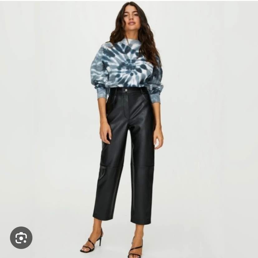 Aritzia Wilfred Oracle Vegan Faux Leather Pants - Size 4 - photo 3