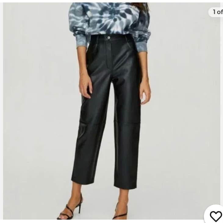Aritzia Wilfred Oracle Vegan Faux Leather Pants - Size 4 - photo 4