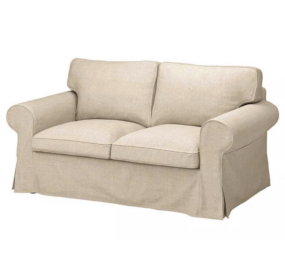 IKEA Dark beige two-seater sofa
