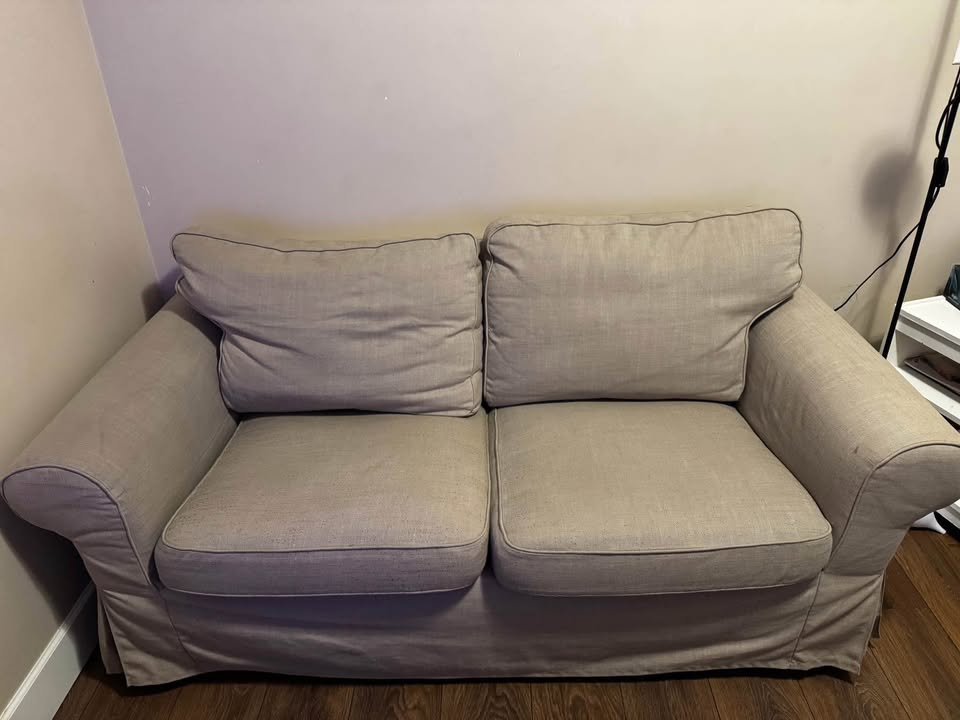IKEA Dark beige two-seater sofa - photo 2