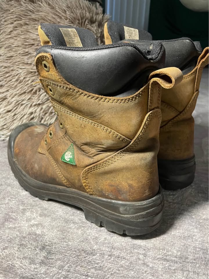 Safety boos steel toe size 8.5 - photo 2