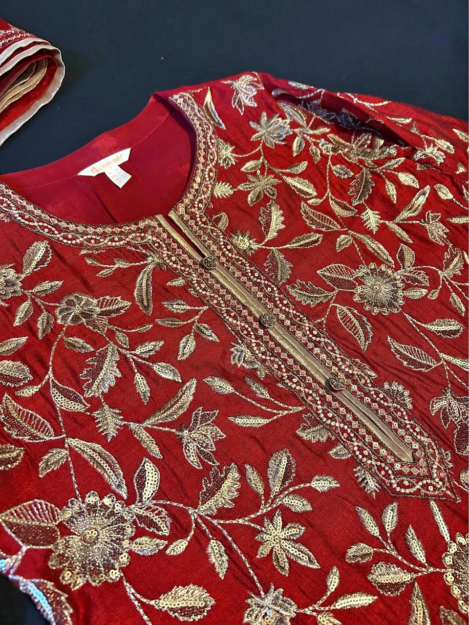 Embroidered Nishat Linen Luxury Pret Women Dress (3 Pieces)