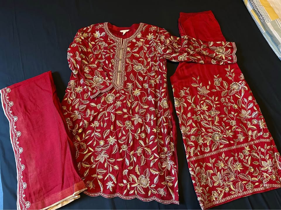Embroidered Nishat Linen Luxury Pret Women Dress (3 Pieces) - photo 5