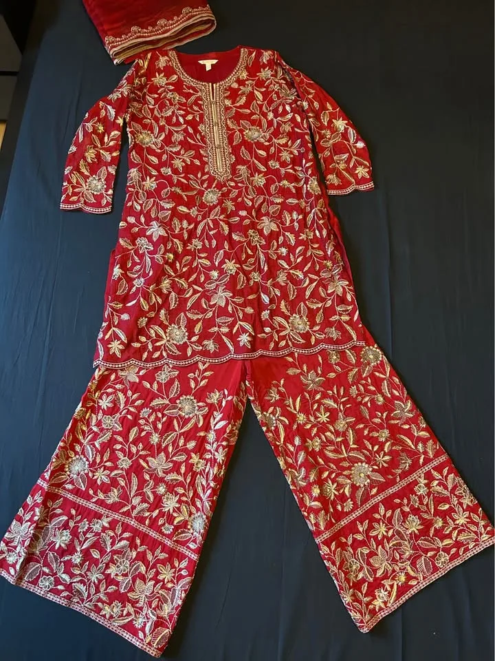 Embroidered Nishat Linen Luxury Pret Women Dress (3 Pieces) image indicator(7)