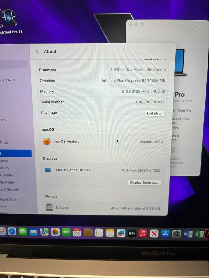 2017 MacBook Pro 13” UPGRADED 512GB SSD image indicator(5)