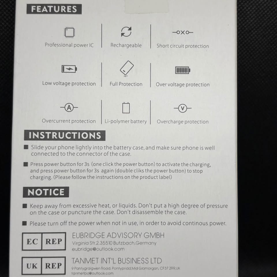 iPhone 11 Battery Case - Wireless Charging + Screen Protector - photo 4