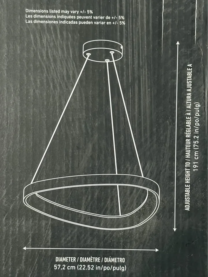 Artika Bjorn Pendant Light Fixture - New in box image indicator(6)