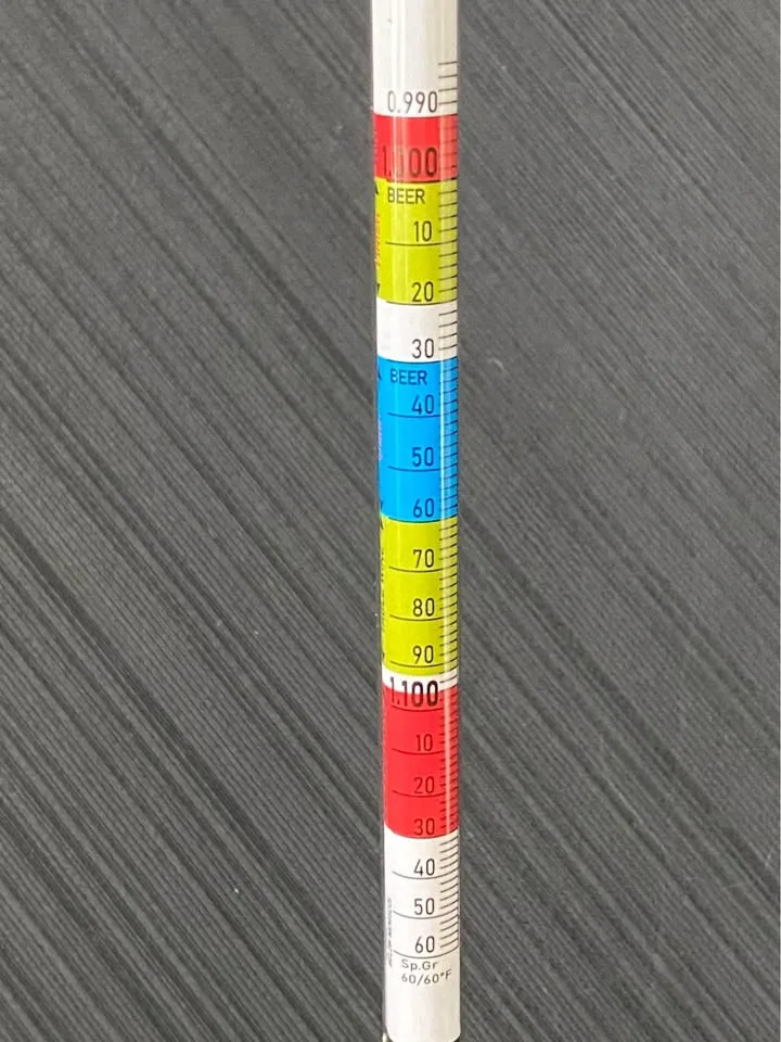 Hydrometer & 250mL Graduated Cylinder image indicator(2)