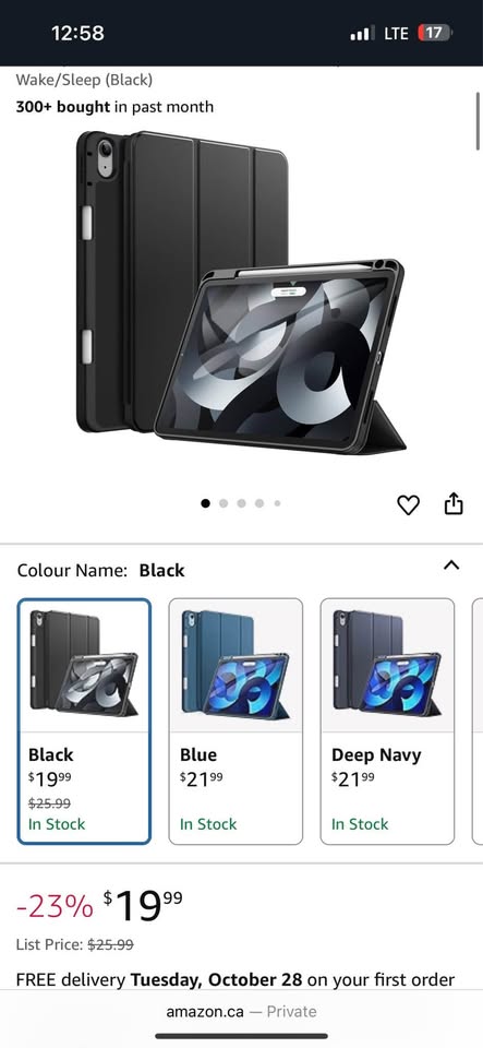 JETech Black iPad case - photo 4