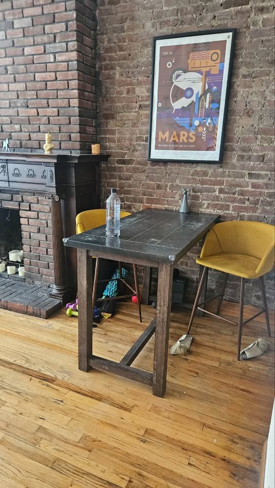 Yellow bar stools 2pc - photo 4
