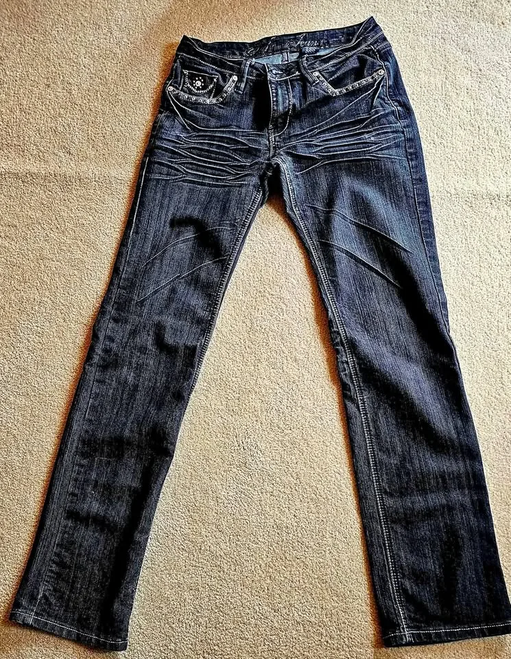 Ladies Black Denim Jean's