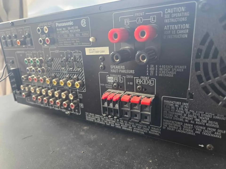 Panasonic SA-HE100 AV Control Receiver image indicator(3)