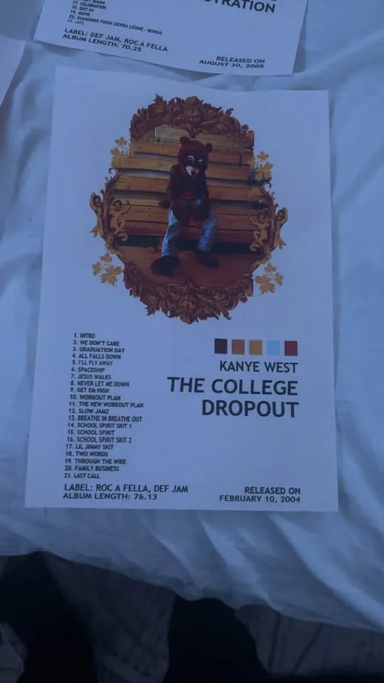 Kanye West album posters (11x14") image indicator(7)
