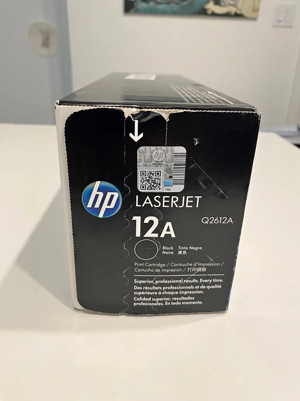 HP 12A Black Laser Toner Cartridge