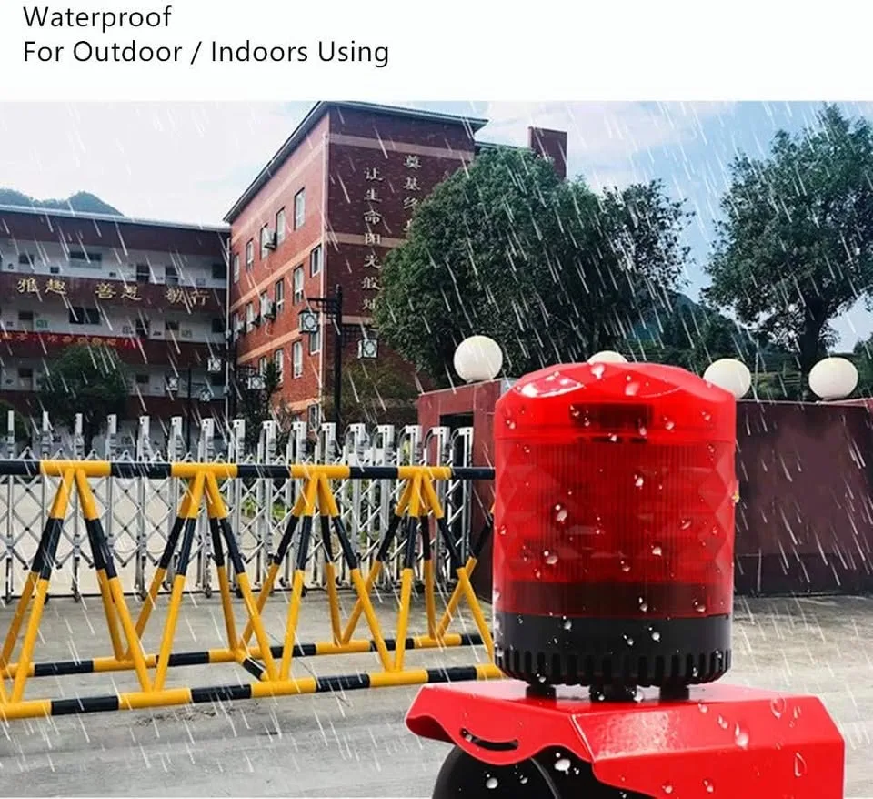 AC 110V Alarm Siren with Flashing Light & Remote | 120dB Loud image indicator(9)