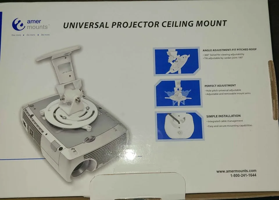 Universal projector ceiling mount image indicator(2)