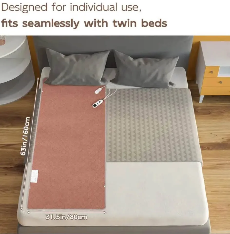 Electric Heating Pad (63x31") with 9 Heat Settings image indicator(2)